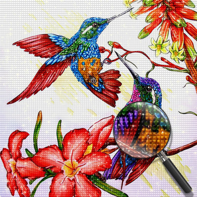 Cartoon Hummingbirds 5D DIY Diamond Painting Kits
