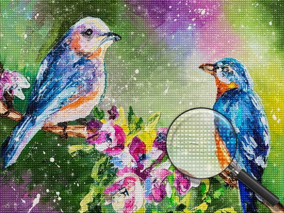 Gouache Painting Birds 5D DIY Diamond Painting Kits