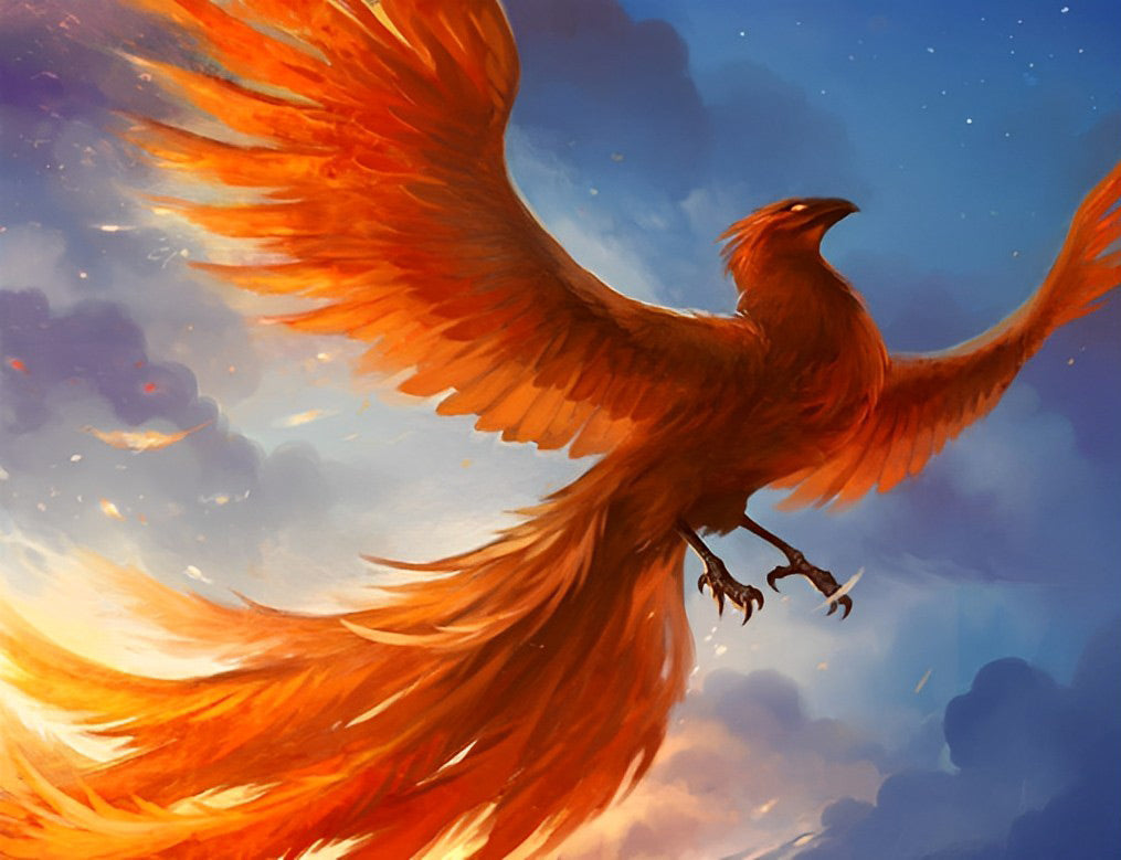 Beautiful Red Phoenix Diamond Painting