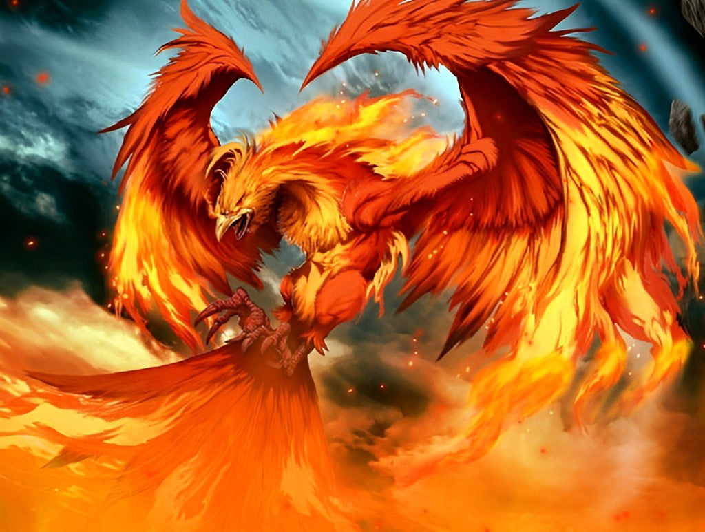 Furious Phoenix Diamond Painting