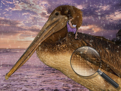 Brown Pelican 5D DIY Diamond Painting Kits