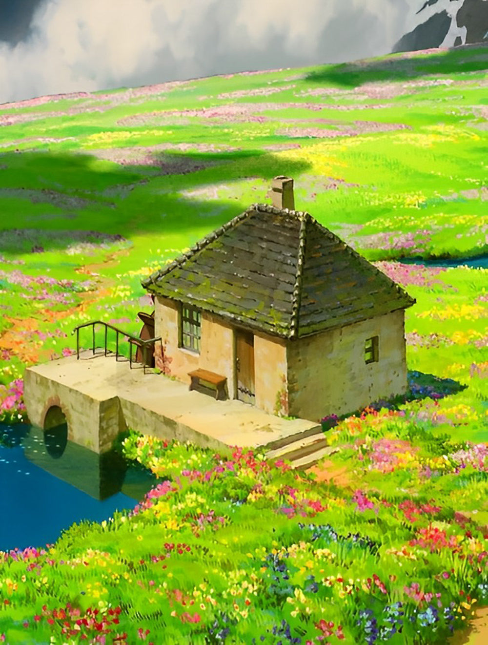 Howl's Moving Castle Diamond Painting