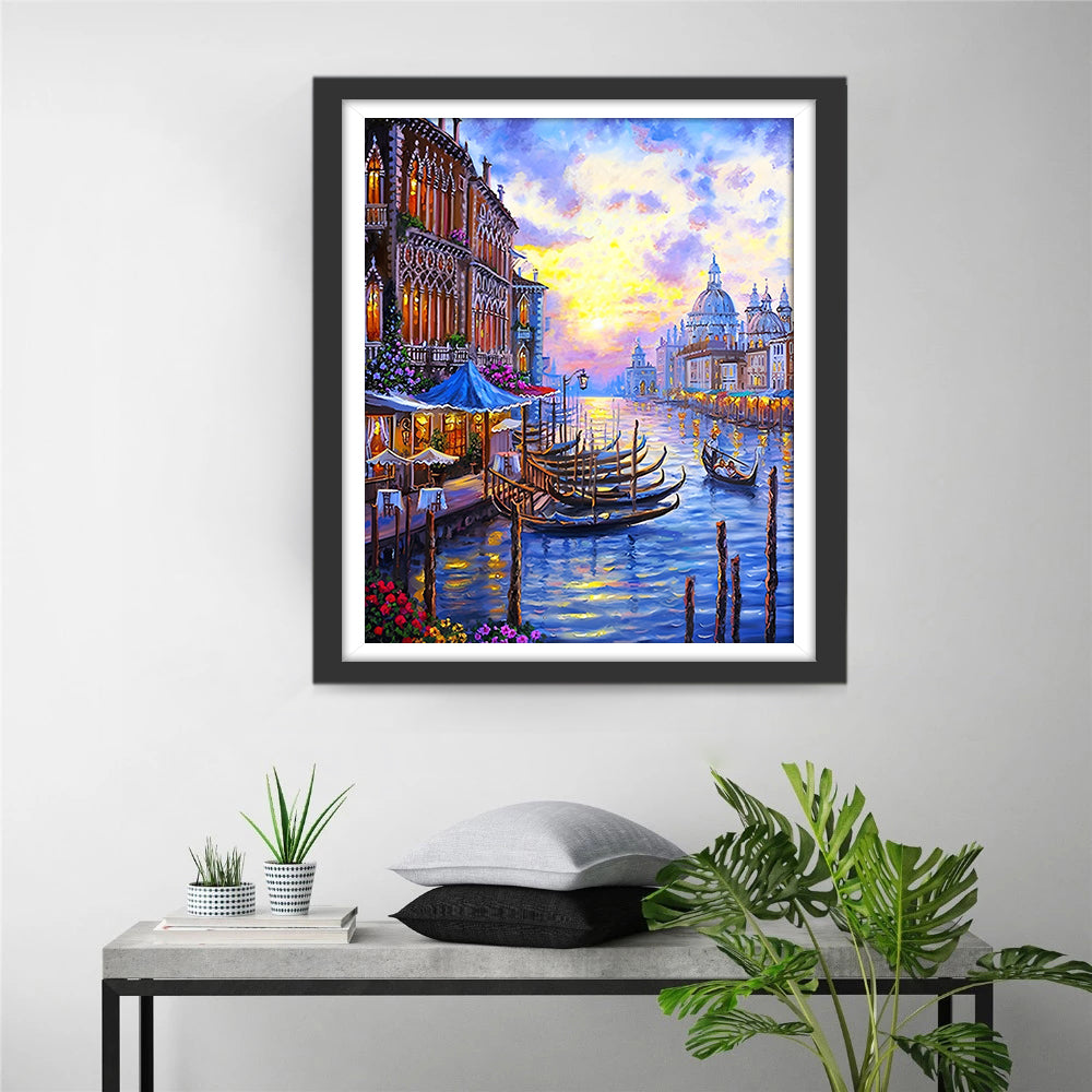Venice and Gondola Diamond Painting