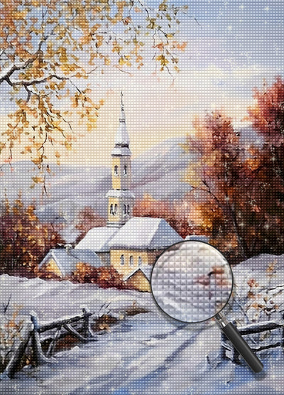 Village scenery 5D DIY Diamond Painting Kits