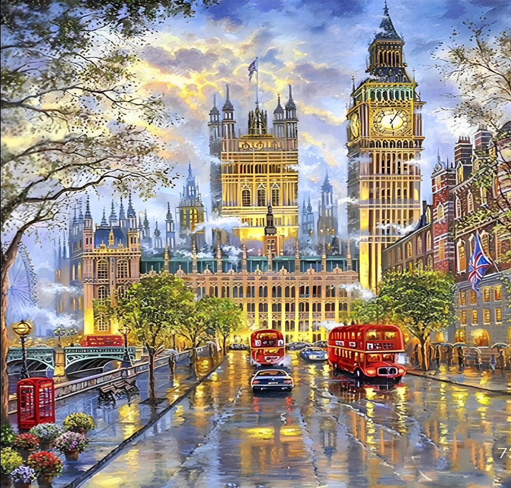 Street Views of London Diamond Painting