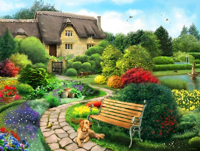 Cottage Garden Landscape Diamond Painting