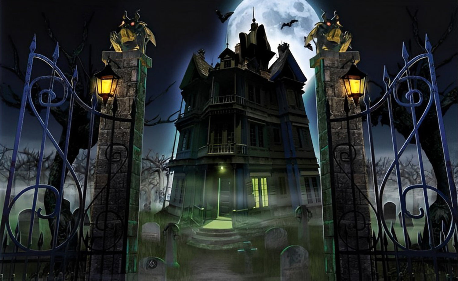 Halloween Haunted House Diamond Painting