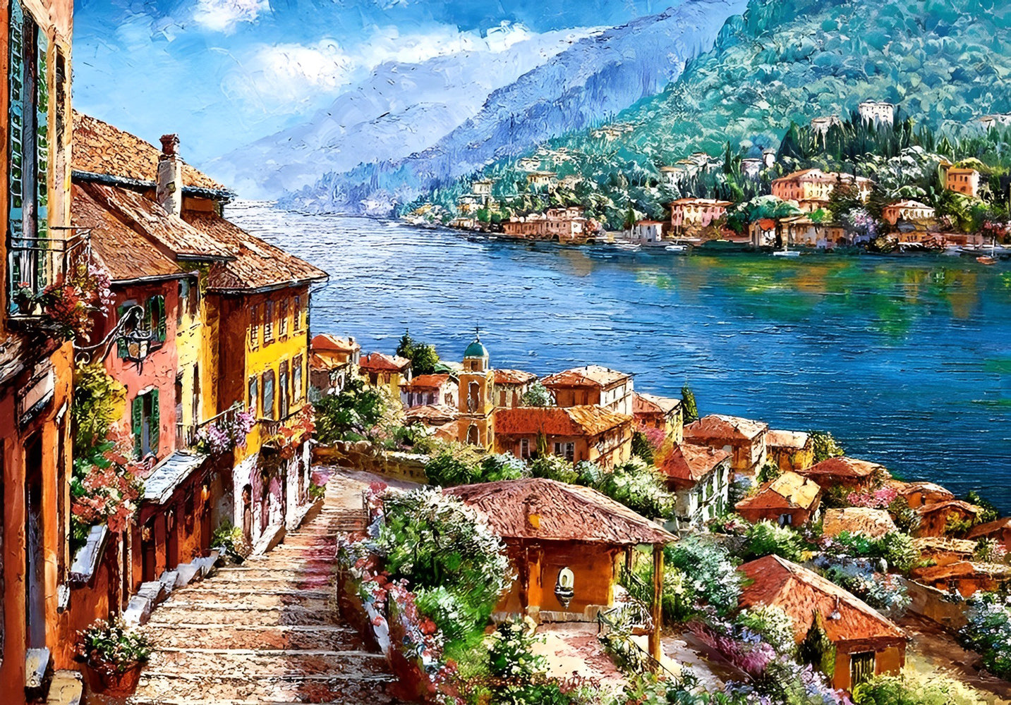 Lake Como Diamond Painting