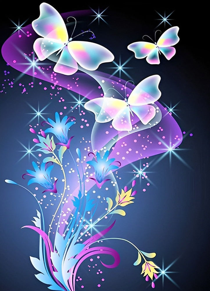 Fantastic Butterflies Flying 5D DIY Diamond Painting Kits