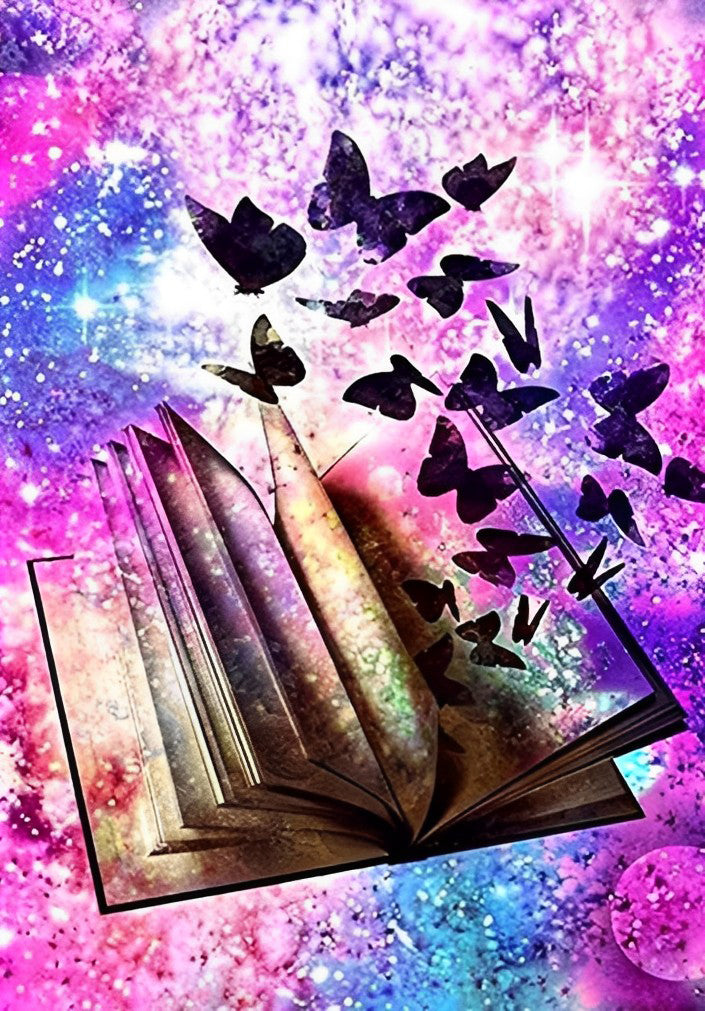 Butterflies and Book in the Fantasy World 5D DIY Diamond Painting Kits