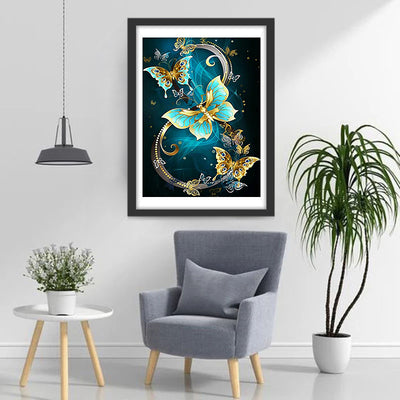 Three Mechanical Butterflies Diamond Painting