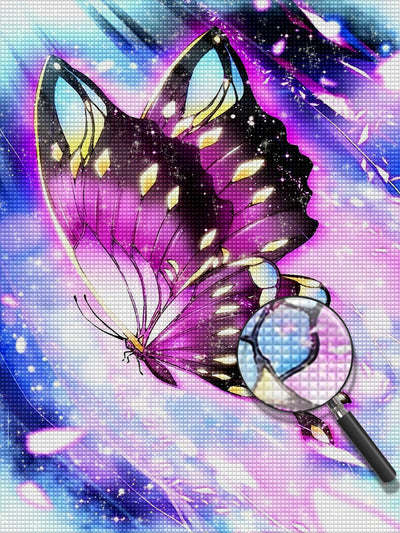 Fantasy Purple Butterfly Diamond Painting