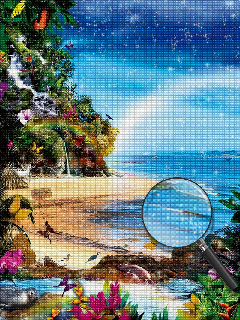 Butterflies and Sea 5D DIY Diamond Painting Kits