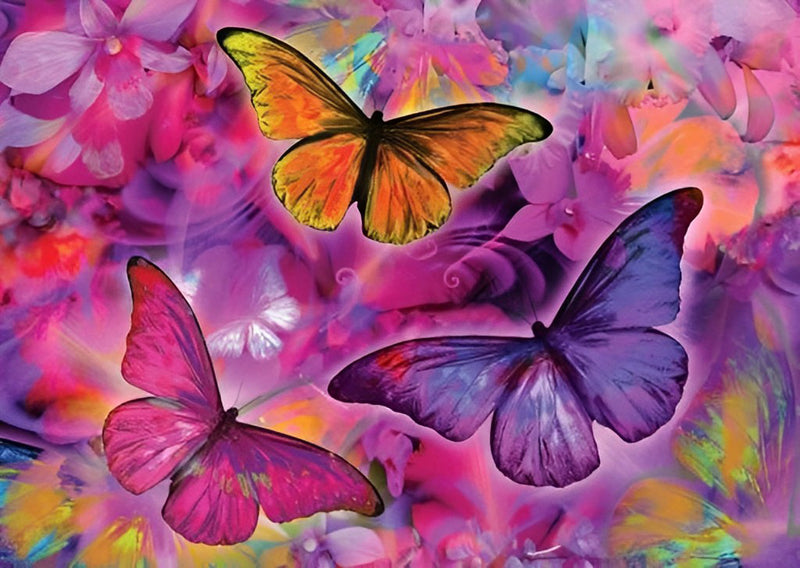 Three Flying Butterflies 5D DIY Diamond Painting Kits