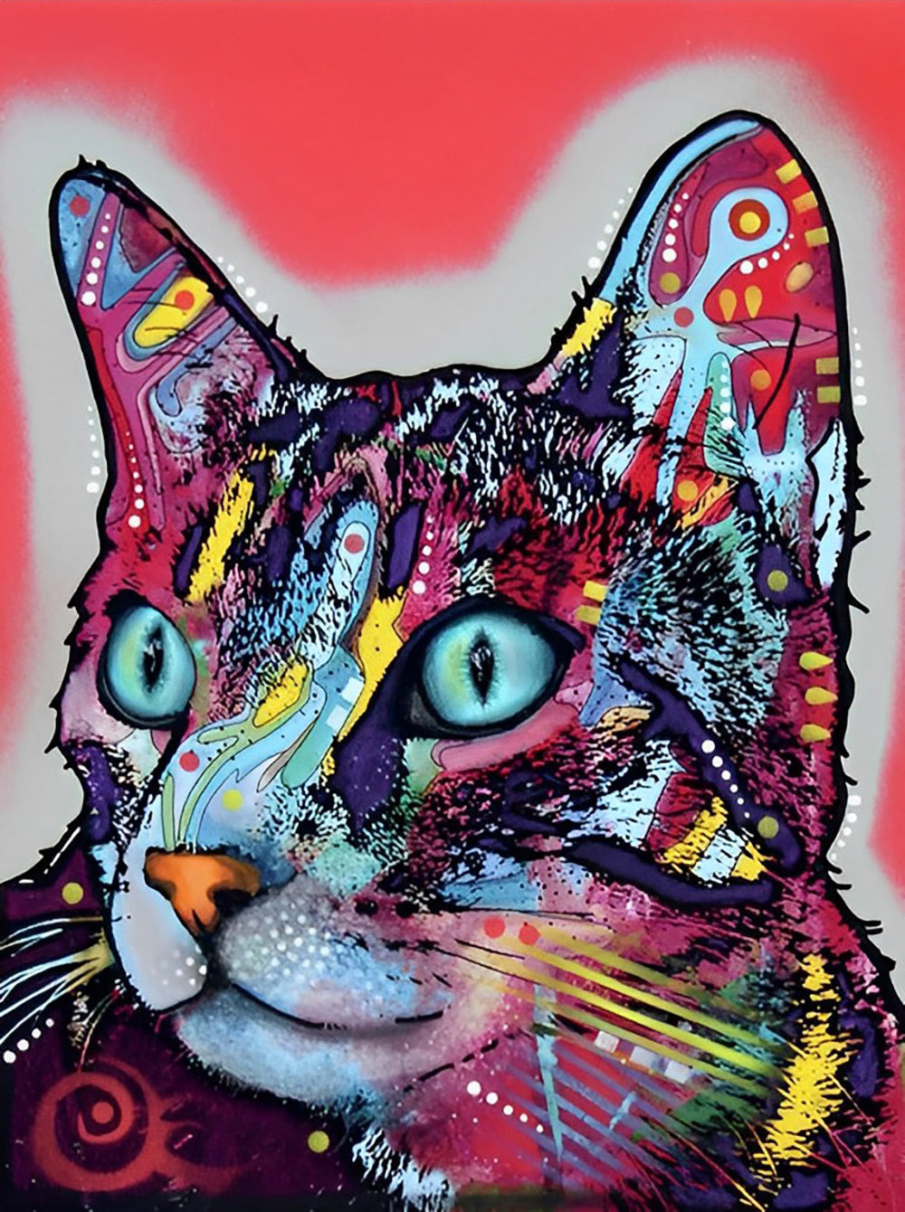 Cyber Cat Diamond Painting