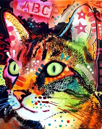 Shocked Cybercats 5D DIY Diamond Painting Kits