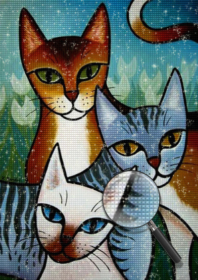 Cat 5D DIY Diamond Painting Kits DPCATH1194