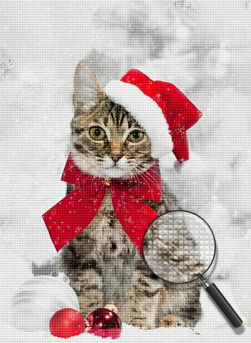 Christmas Cat 5D DIY Diamond Painting Kits