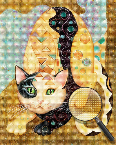 Hunting Cat Diamond Painting