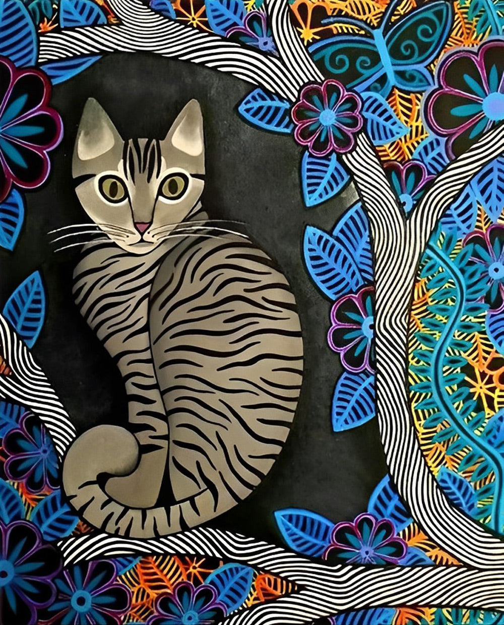 Tabby Cat Diamond Painting