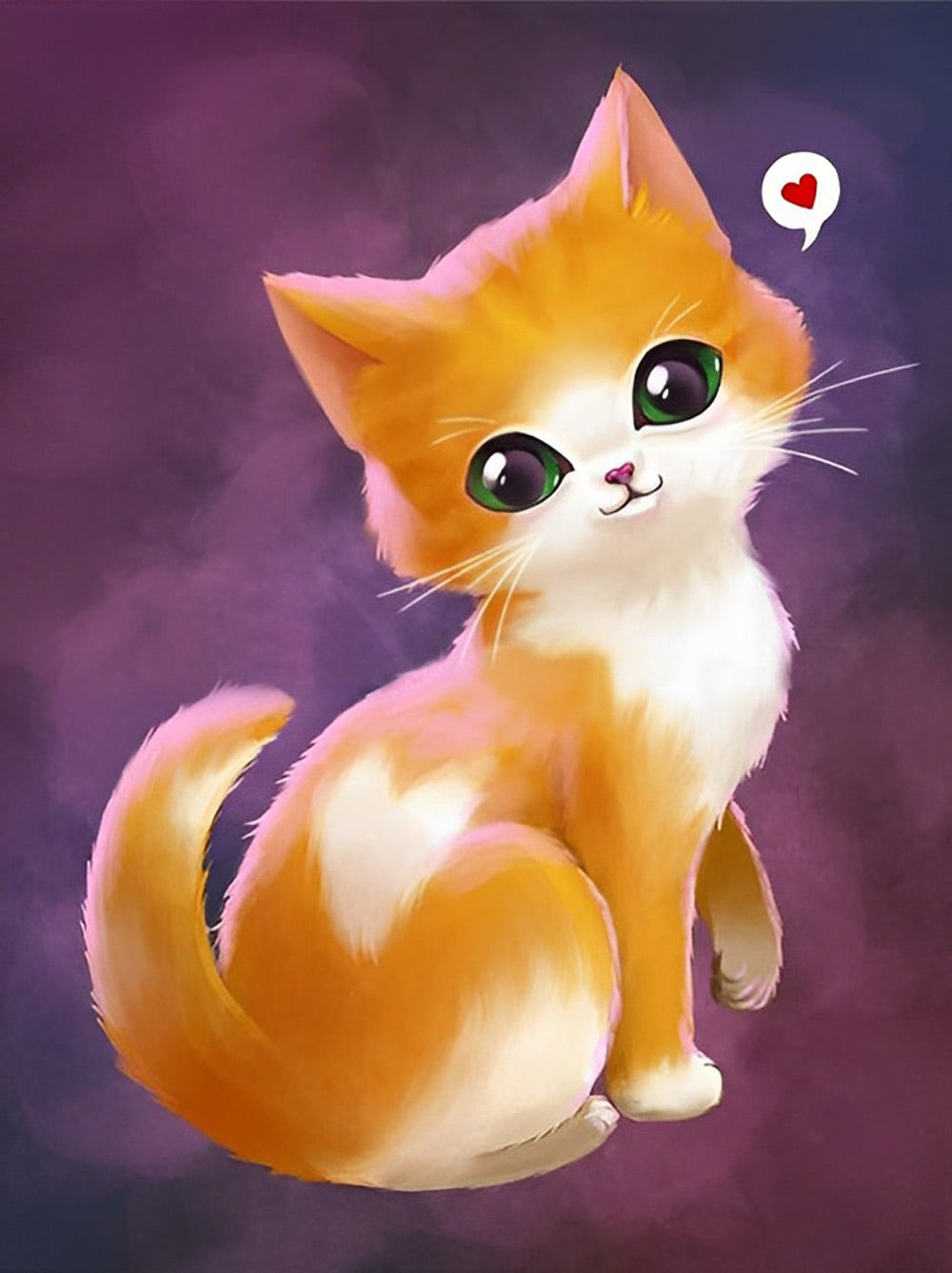 Love Kitten Diamond Painting