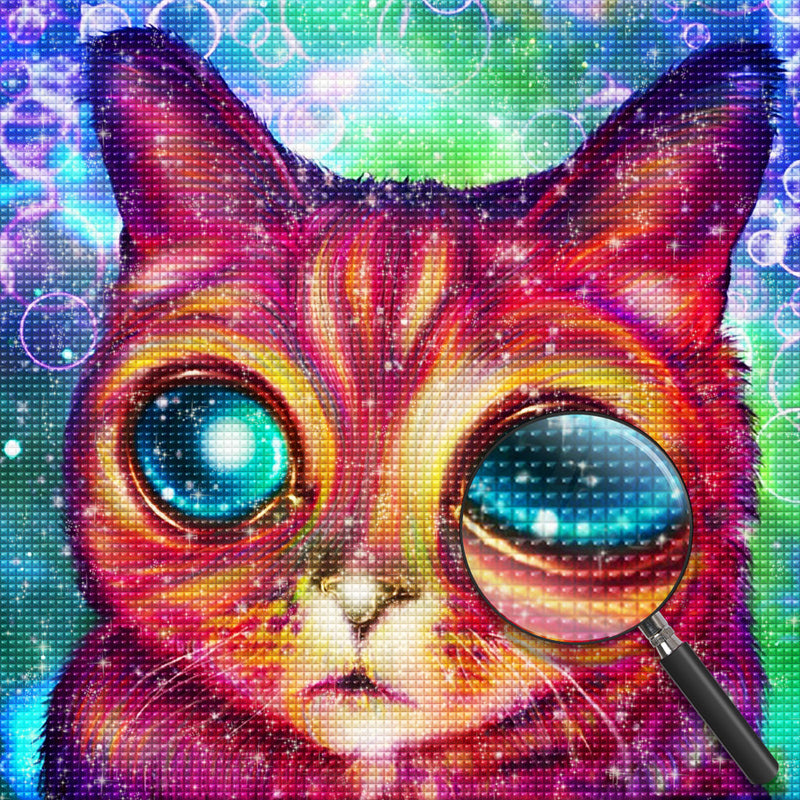 Cosmic Fantasy Cat 5D DIY Diamond Painting Kits