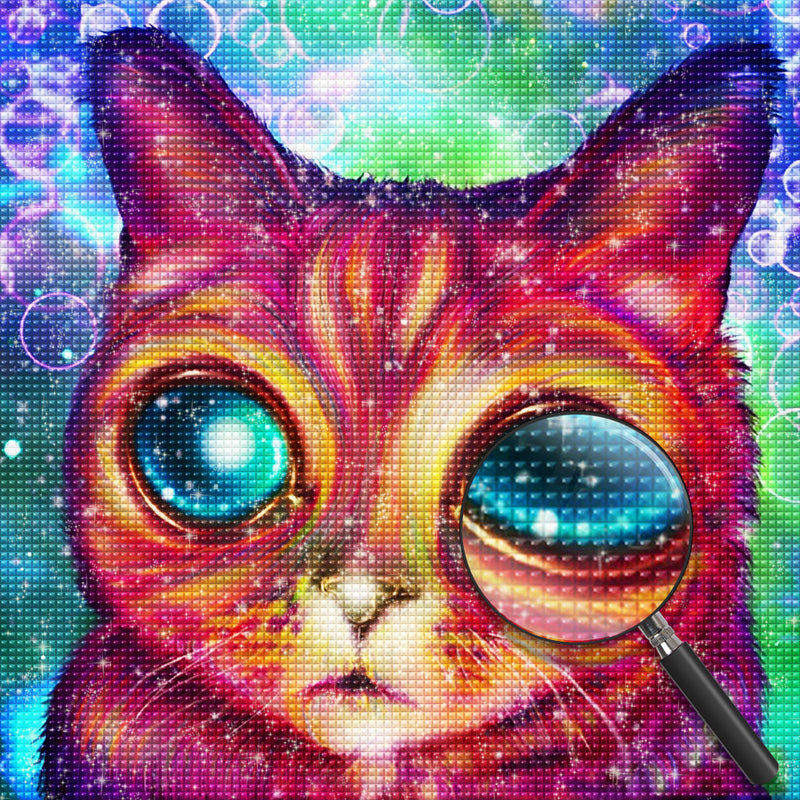 Cosmic Fantasy Cat Diamond Painting