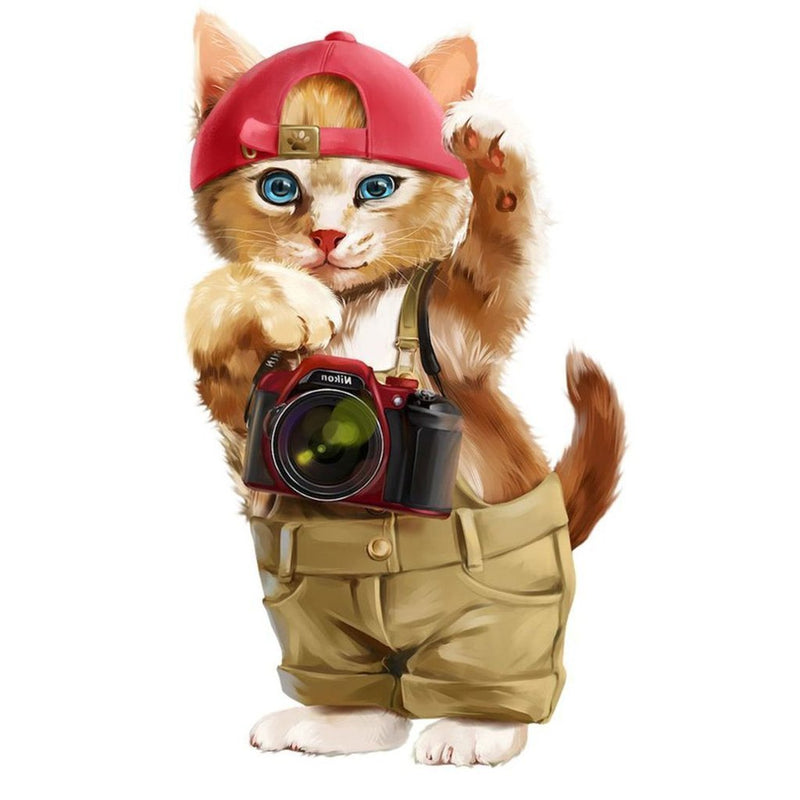 Photographer Cat Diamond Painting