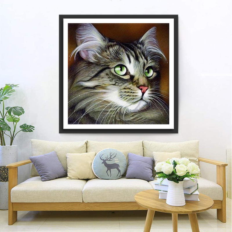 Quiet Cat Diamond Painting