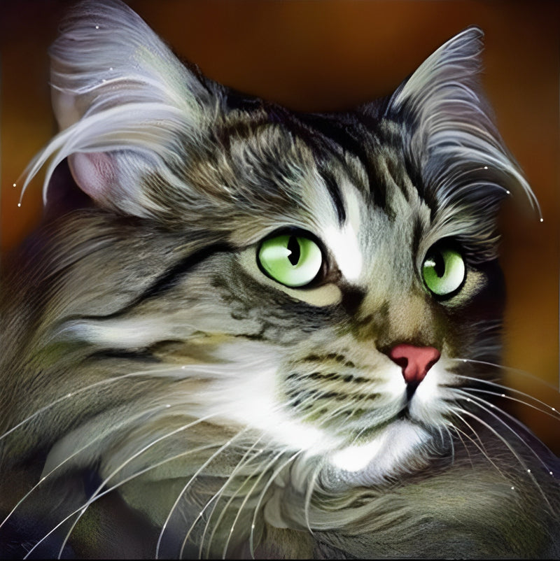 Quiet Cat Diamond Painting