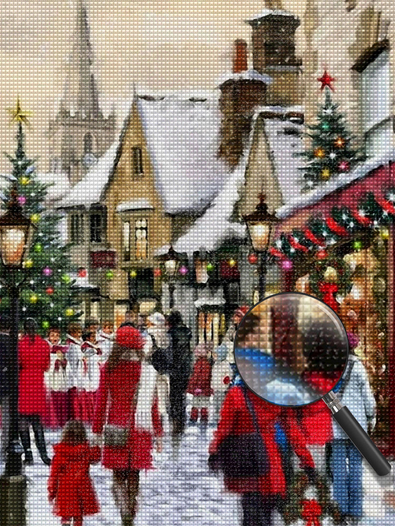 Christmas market Diamond Painting