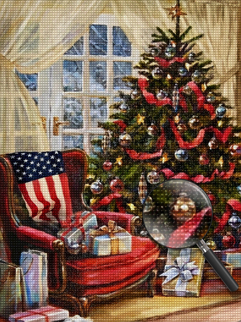 American Christmas Diamond Painting