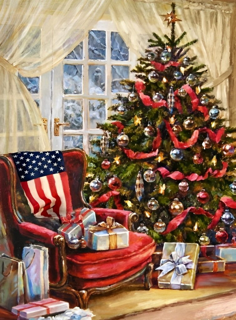 American Christmas Diamond Painting