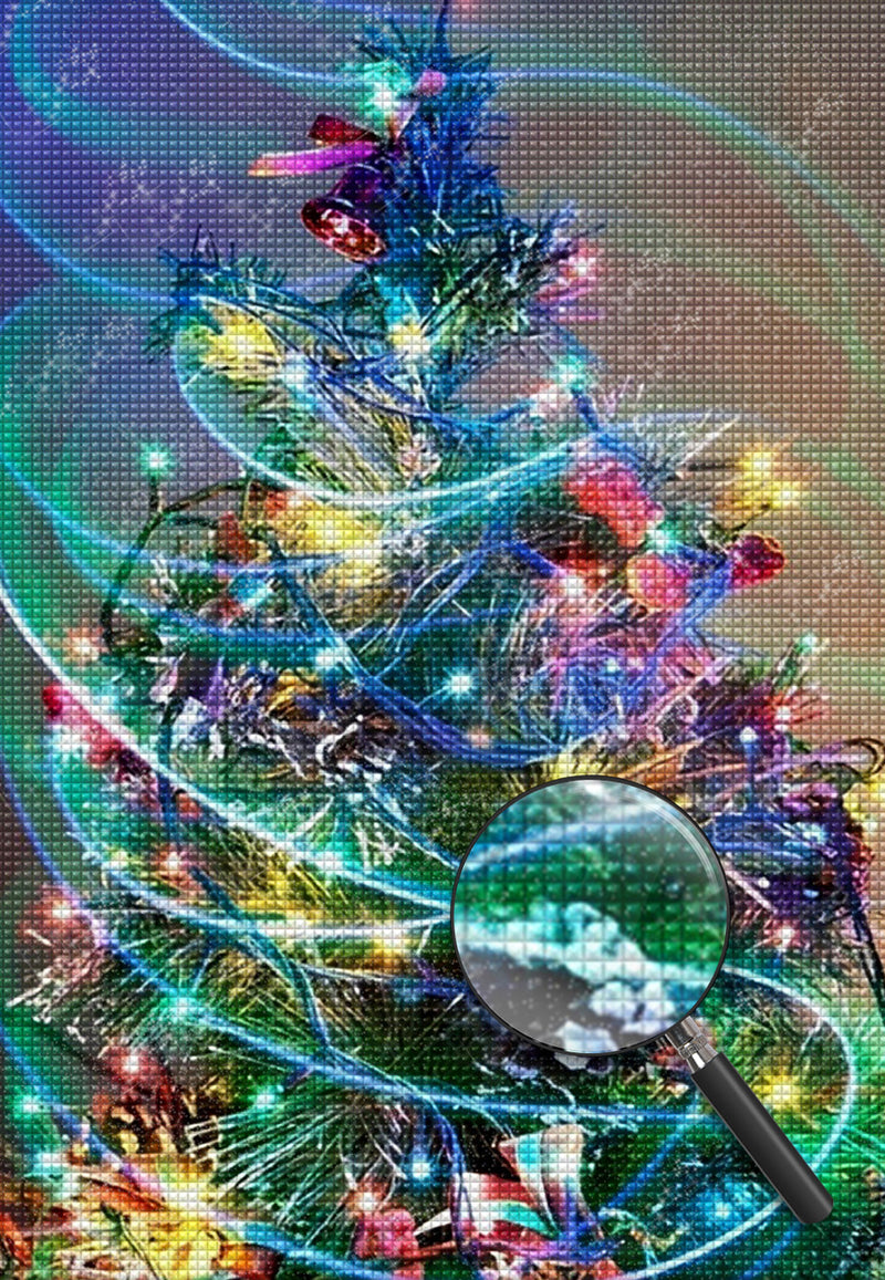 Pretty Christmas Tree Diamond Painting