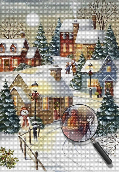 Christmas town Diamond Painting