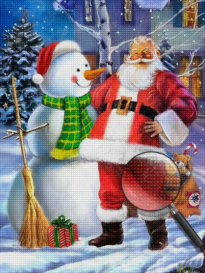 Santa Claus with his hands on his hips Diamond Painting