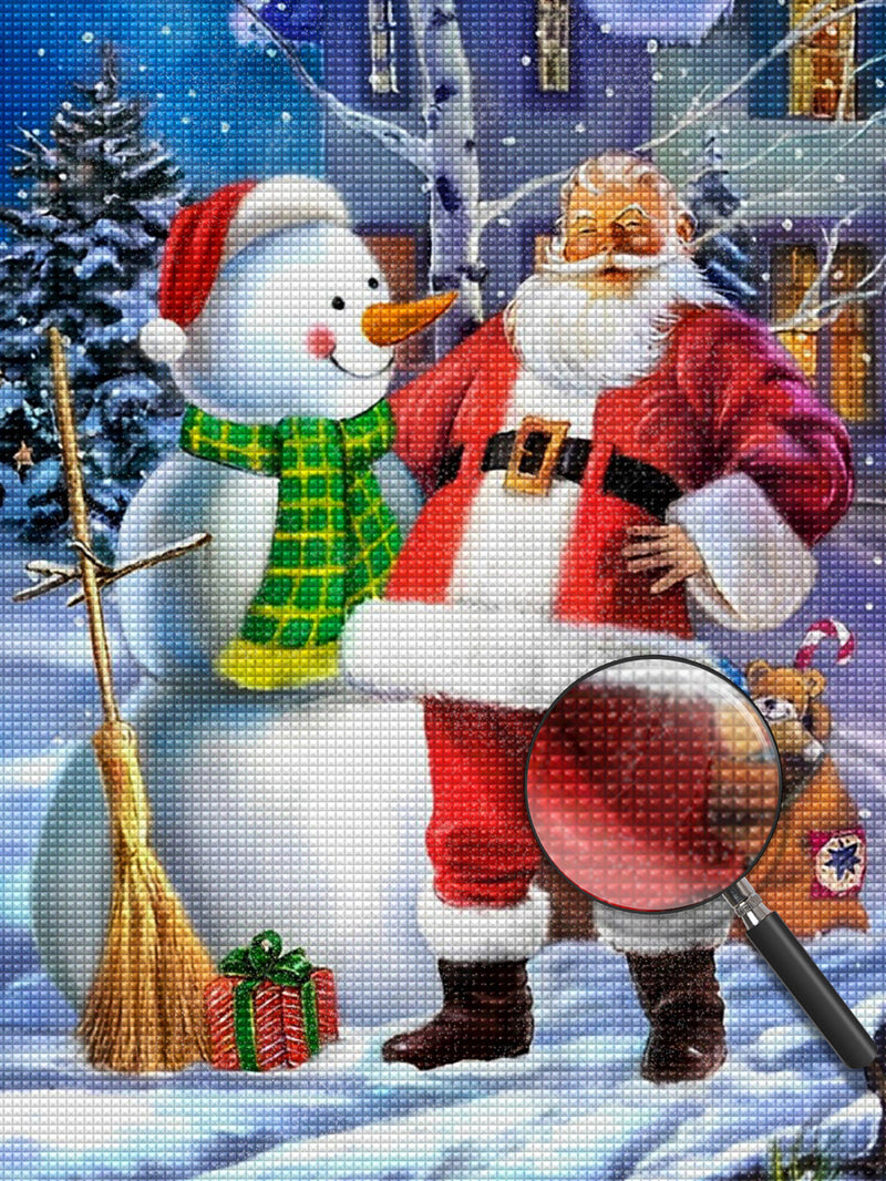 Santa Claus with his hands on his hips Diamond Painting