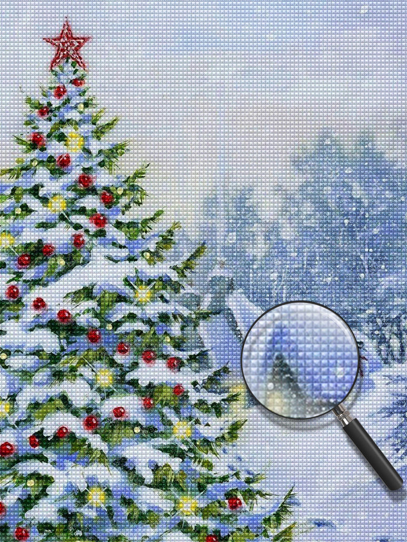 Christmas Pine Diamond Painting