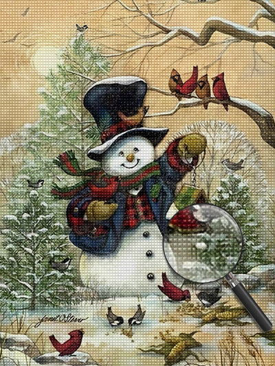 British Snowman 5D DIY Diamond Painting Kits