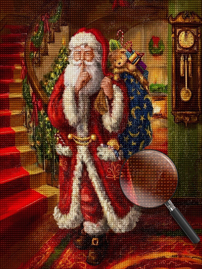 Quiet Santa Claus Diamond Painting