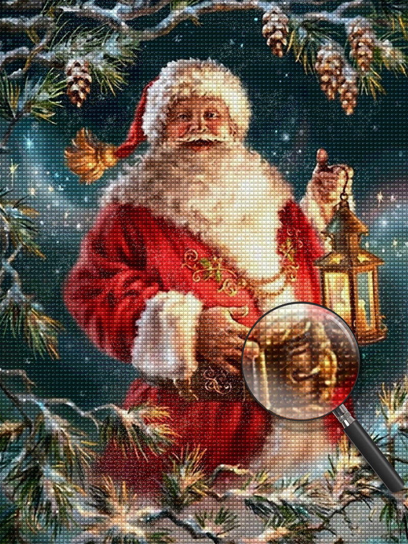 Benevolent and Coated Santa Claus 5D DIY Diamond Painting Kits