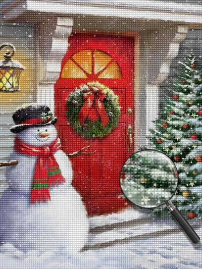 Snowman and Christmas Decor Diamond Painting