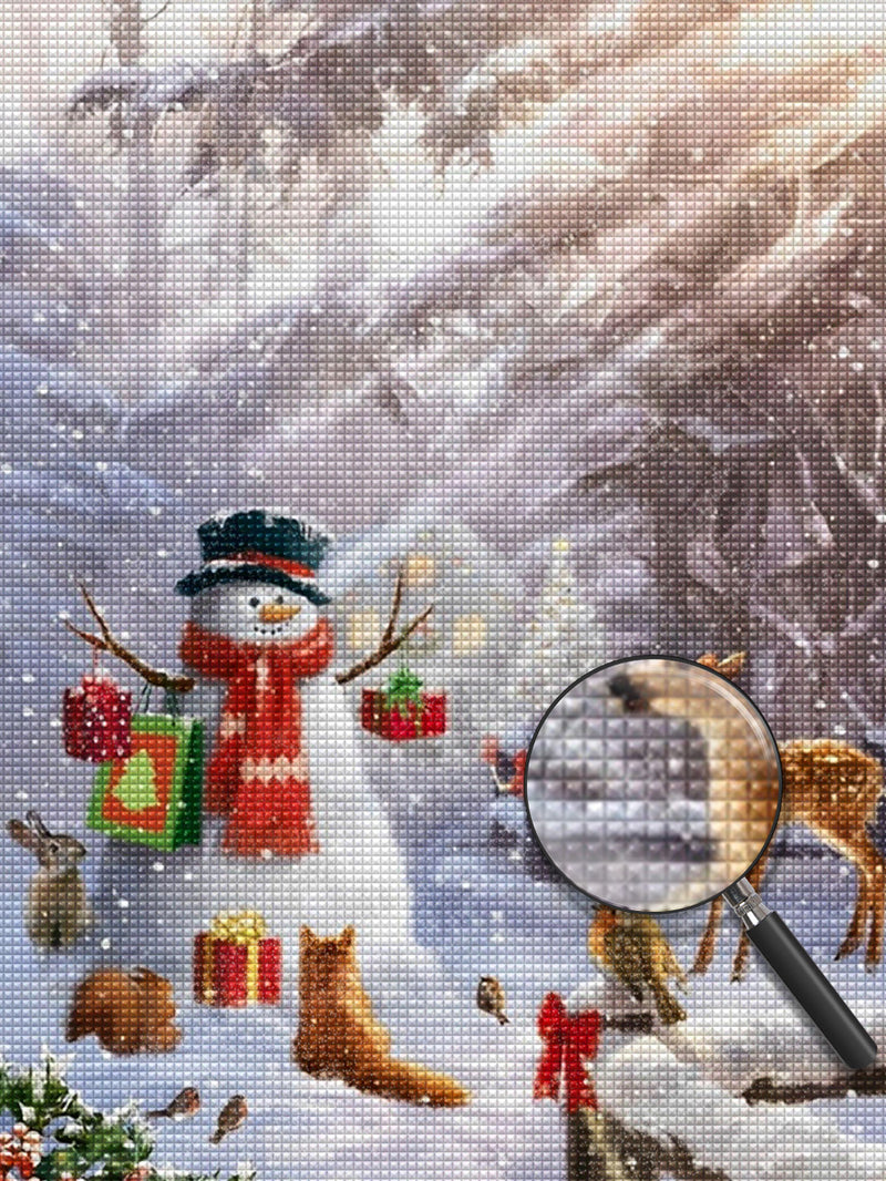 The Christmas Forest Diamond Painting