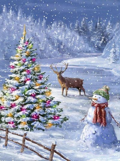 Christmas 5D DIY Diamond Painting Kits DPCHRH1325