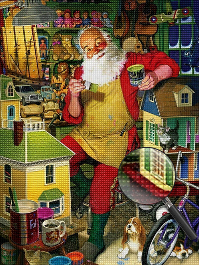 Santa's Workshop Diamond Painting