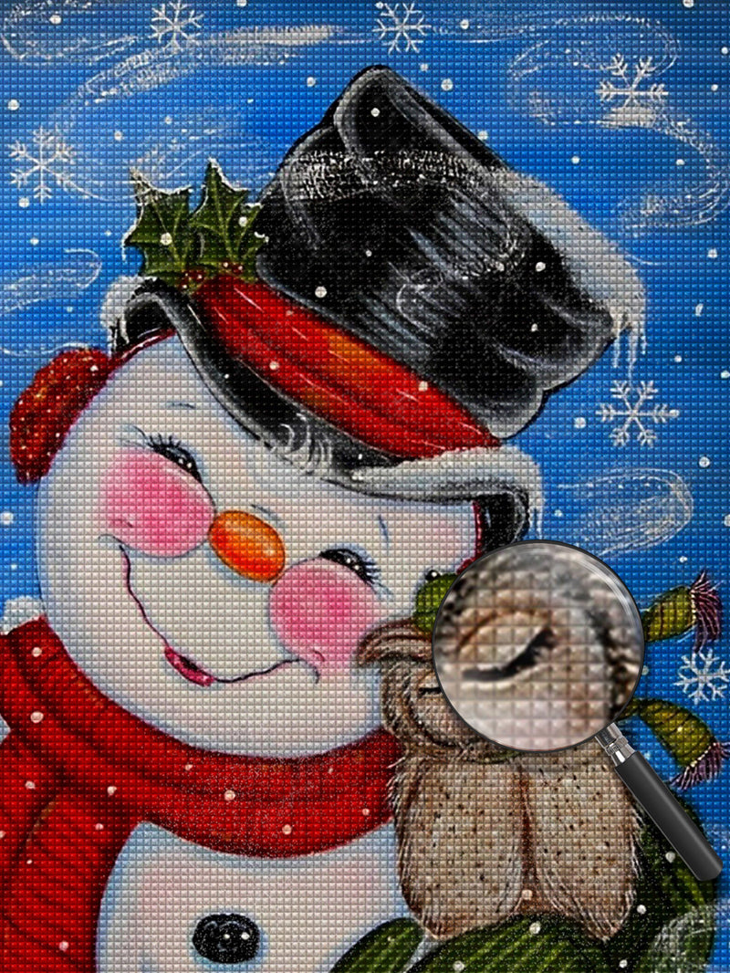 Snowman and Owl 5D DIY Diamond Painting Kits