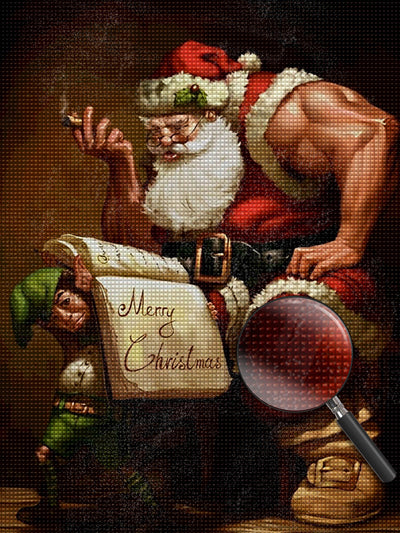 Muscle Santa 5D DIY Diamond Painting Kits