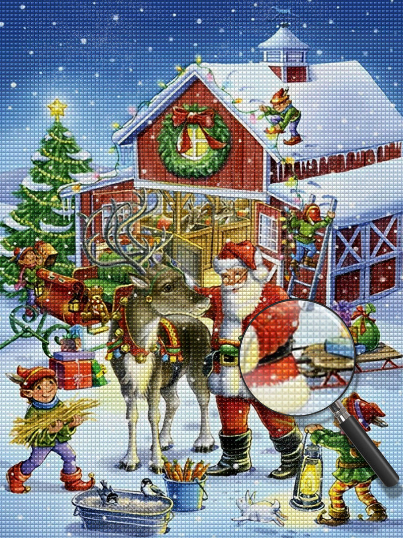 Christmas House Diamond Painting