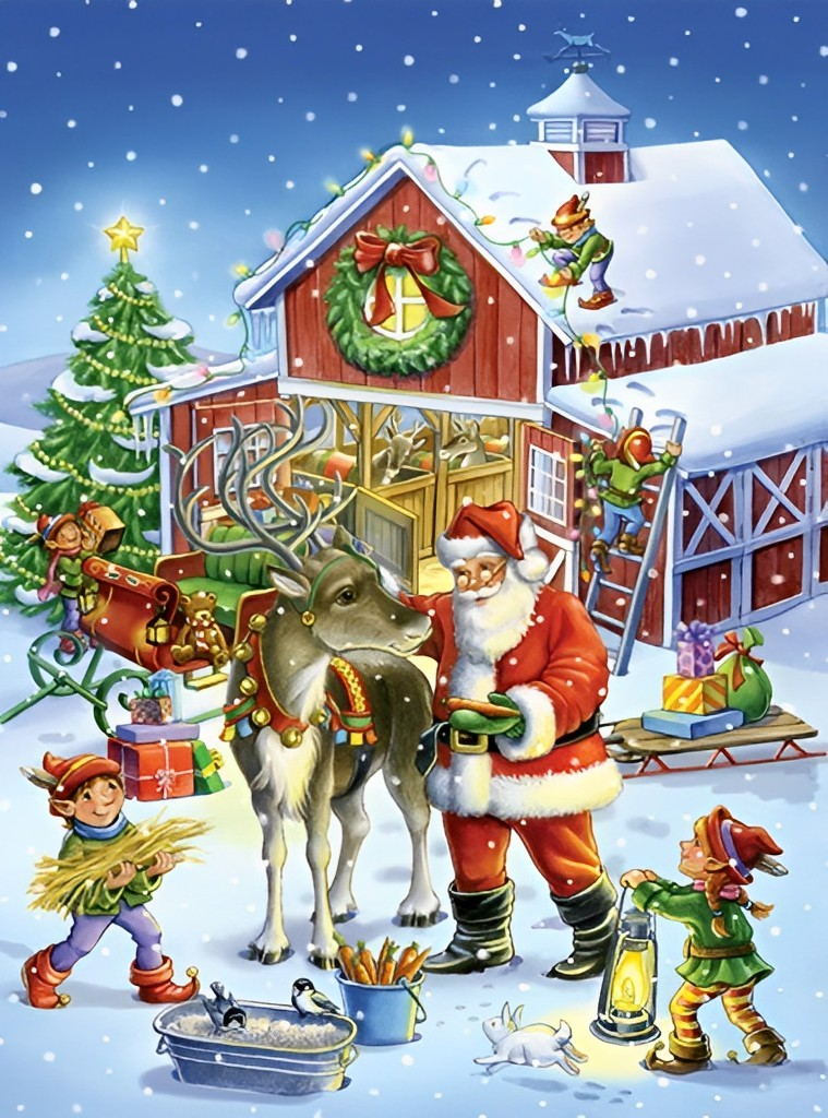 Christmas House Diamond Painting