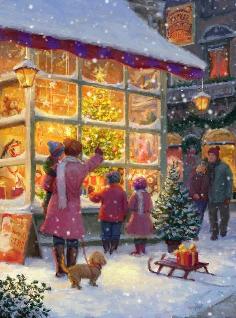 Christmas city Diamond Painting